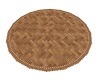 Round Bamboo rug 