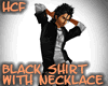 HCF b/w Shirt + Necklace