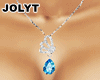 blue Crystal necklace