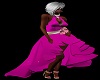 [MzL]Fuschia Halter Gown