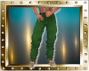 FALL GREEN JEANS - M
