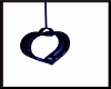 blue pvc heart swing