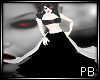 Goth Pearl + Black Gown