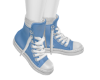 Blue High Sneakers