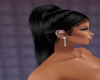Black with Earrings