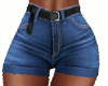 Tribal Rose Jean Shorts