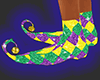 Mardi Gras Jester Shoes