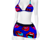 Kiss Bikini Skirt Outfit