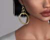Chain Hoop Earrings // A