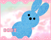 Easter Bunny Peep Blue