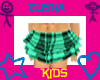 Elisha Mint Plaid Skirt