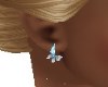 BLUE BUTTERFLY EARRINGS