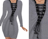 TF* Laced Hoody Dress