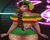 GR~ Rasta Shorts Outfit