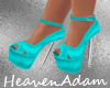 Teal heels