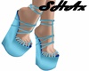 {s} baby blue wedges