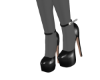 Black Strap Pumps