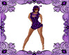 PE Purple Furry Costume