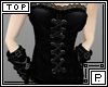 *P Corset Black