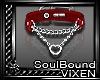 Heart Choker ...red...