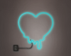 neon heart light