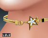 Y2k Gold Star Choker