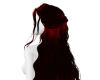 dark red long hair
