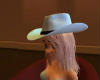 *wc*cyan cowgirl hat
