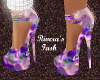 Rivera's purple heels