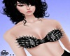 S! Skeleton Spiked Bra