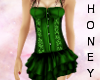 *h* Green Short Dress