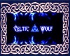 CelticWolf Blue Rug