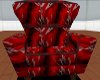 Red Black Leather Chair