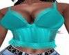 Teal Lace Tank