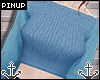 ⚓ | Knit Crop Blue