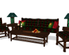 Holiday Rustic Sofa Set