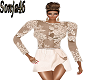 Yanette Beige Lace