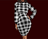 Prego BW Plaid Dress (F)