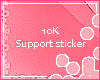 10K sticker