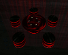 [Rayne] Red/Blk Table