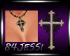 Cross And Beads Necklace