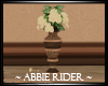 *AR* Bronze Floral Vase