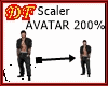 Avatar scaler 200%