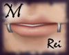 R| M Lip Ring - Silver