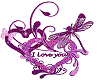 dragonfly purple heart