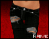 [N] Torn Jeans Black