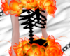 Fire Rose Skeleton