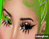 2Color lime-green Lashes