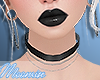 ☾ Choker set black