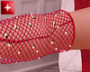 xmas baddie gloves